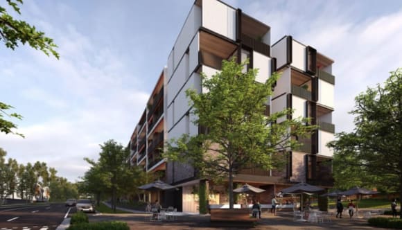 Plaza Garden Apartments, Burwood Brickworks. Image: Frasers Property